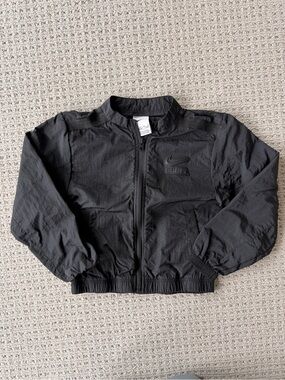 Nike Kids Black Lightweight Rain Jacket